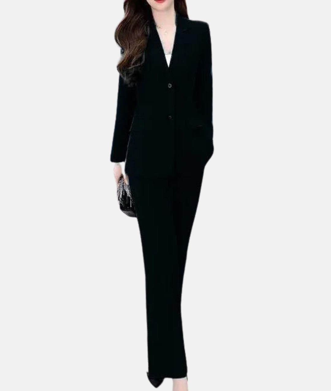 Elegant Pantsuit with Tailored Blazer