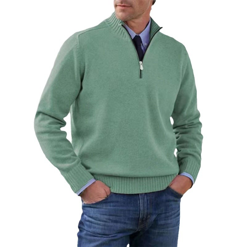 Samuel | Half-zip sweater for men
