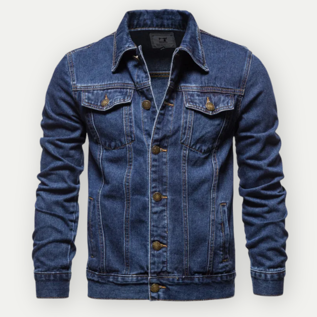 Vintage Style Denim Trucker Jacket