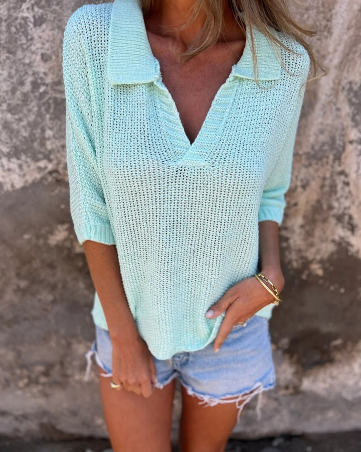 Lisa | Chic Boho Knit Top for Women