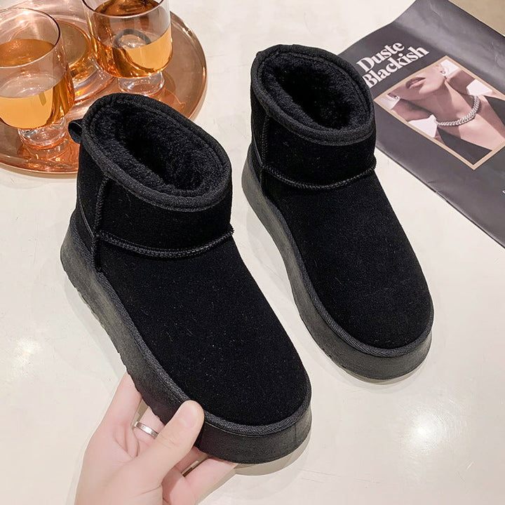 Ella | Winter Leather Outdoor Snow Boots