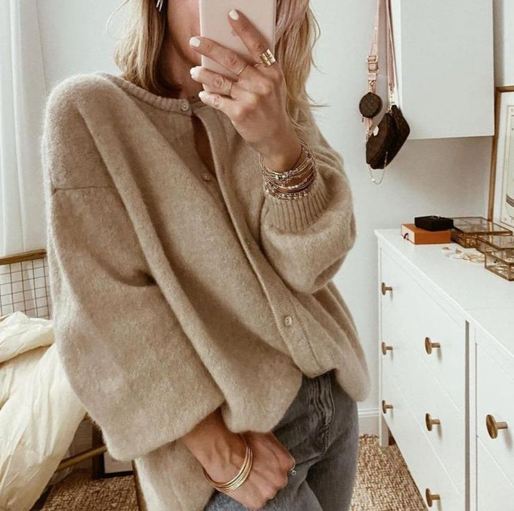 Beth | Women's Button-Up Knit Cardigan