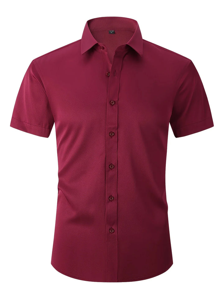 Oliver | Plain Short-Sleeve Summer Shirt