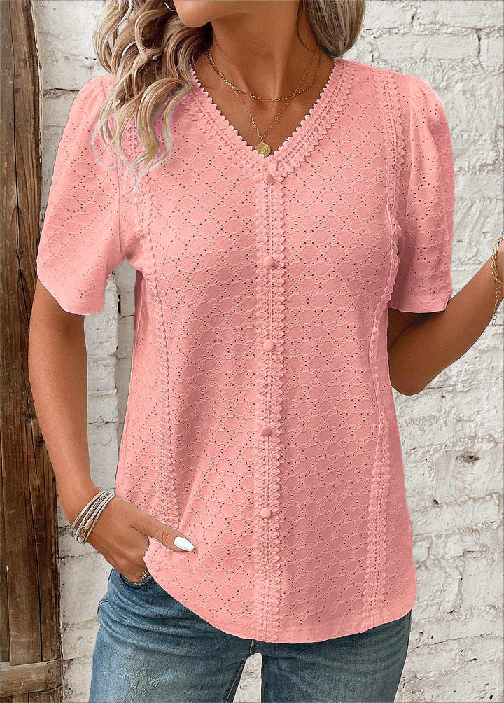 Karen | Chic Patchwork Top for Trendsetters
