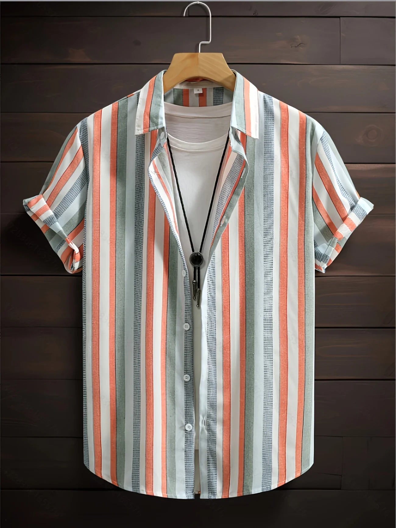 Thomas | Striped Short-Sleeve Shirt