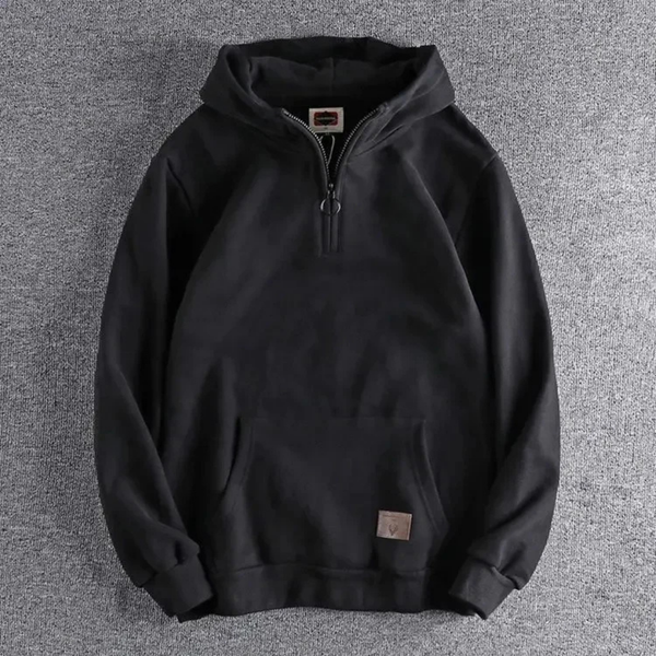 Jack | Men's Casual Warm Winter Hoodie | Half Zip