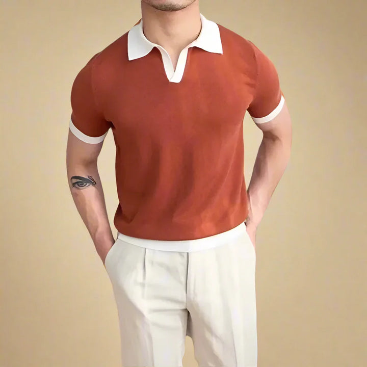 Caleb | Casual Monaco Knitted Polo Shirt for Men