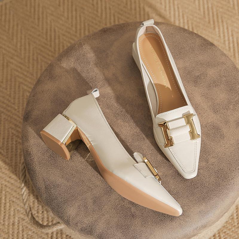 Destiny | Chic Block Heel Loafers for Women