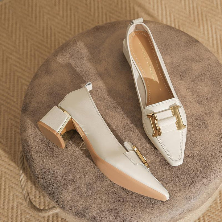 Destiny | Chic Block Heel Loafers for Women
