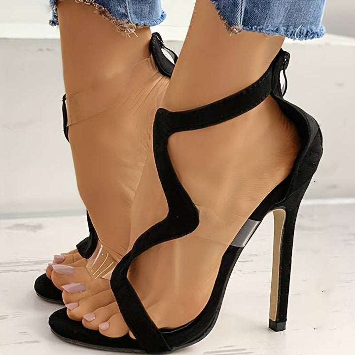 Shannon | Chic Zippered Heels for Modern Elegance