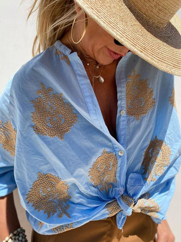 Yvette | Breezy Elegance Blouse for Bright Days
