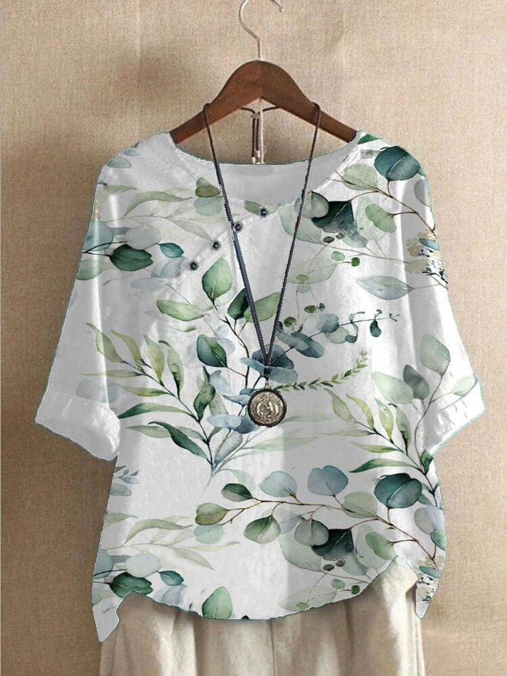 Claire | Chic Floral Patterned Casual Top