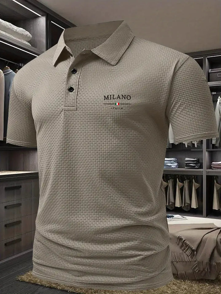 Men's Casual Short Sleeve Polo Shirt