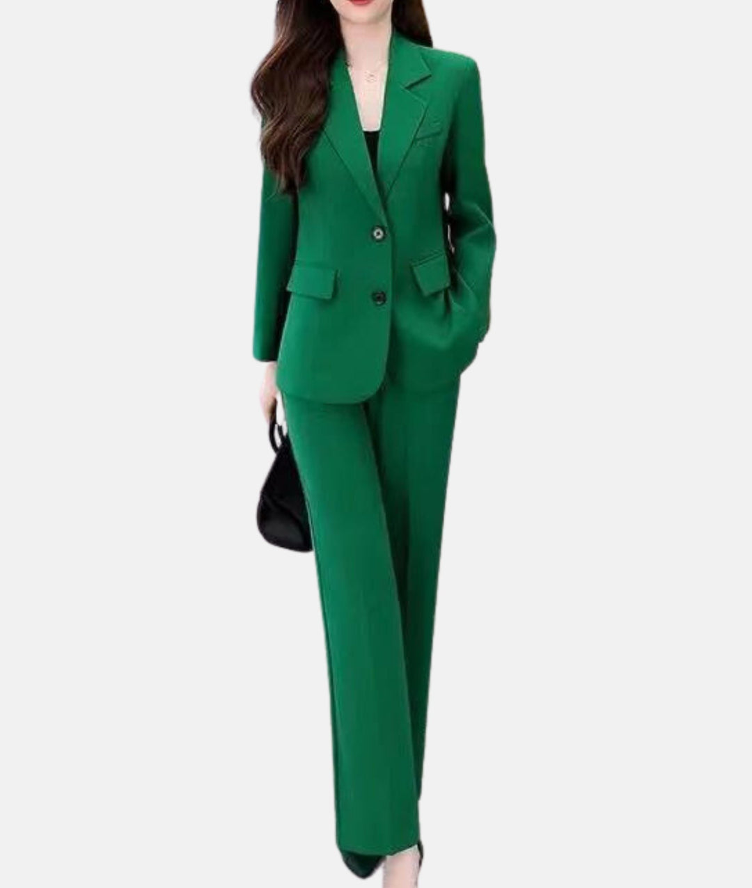 Elegant Pantsuit with Tailored Blazer