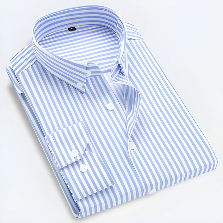 Men's Long Sleeve Striped Shirt