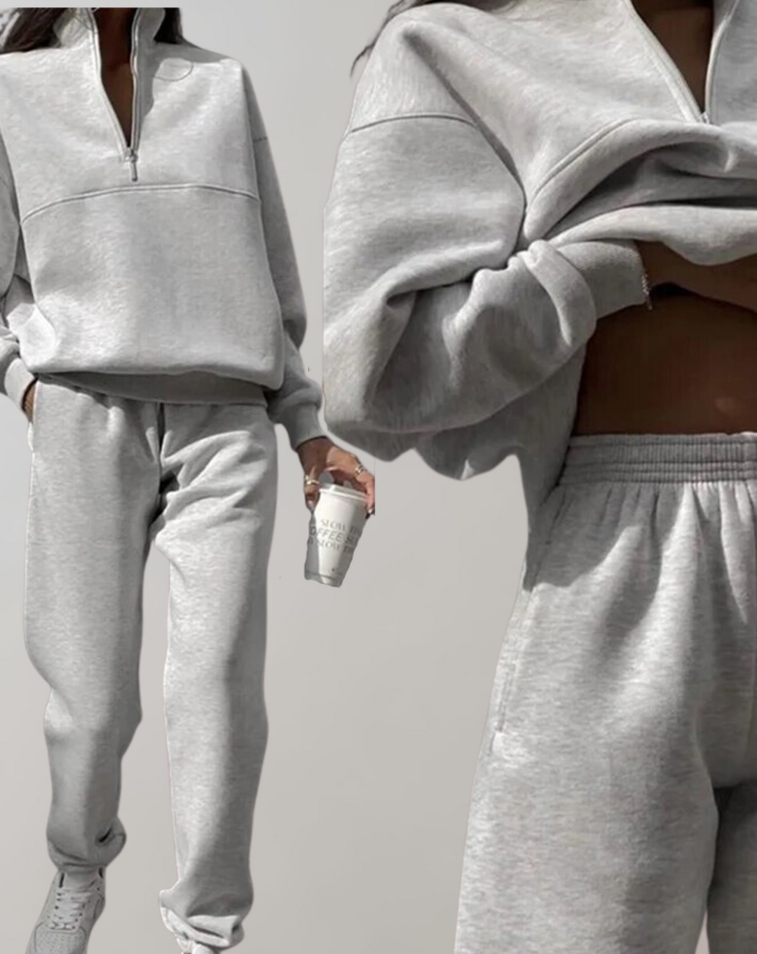 Mia | Cozy Women's Fleece Pants Ensemble