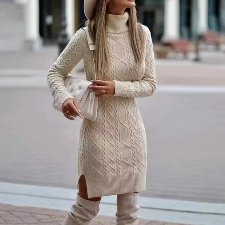 Nora | Winter-Ready Women's Long Sleeve Knit Dress