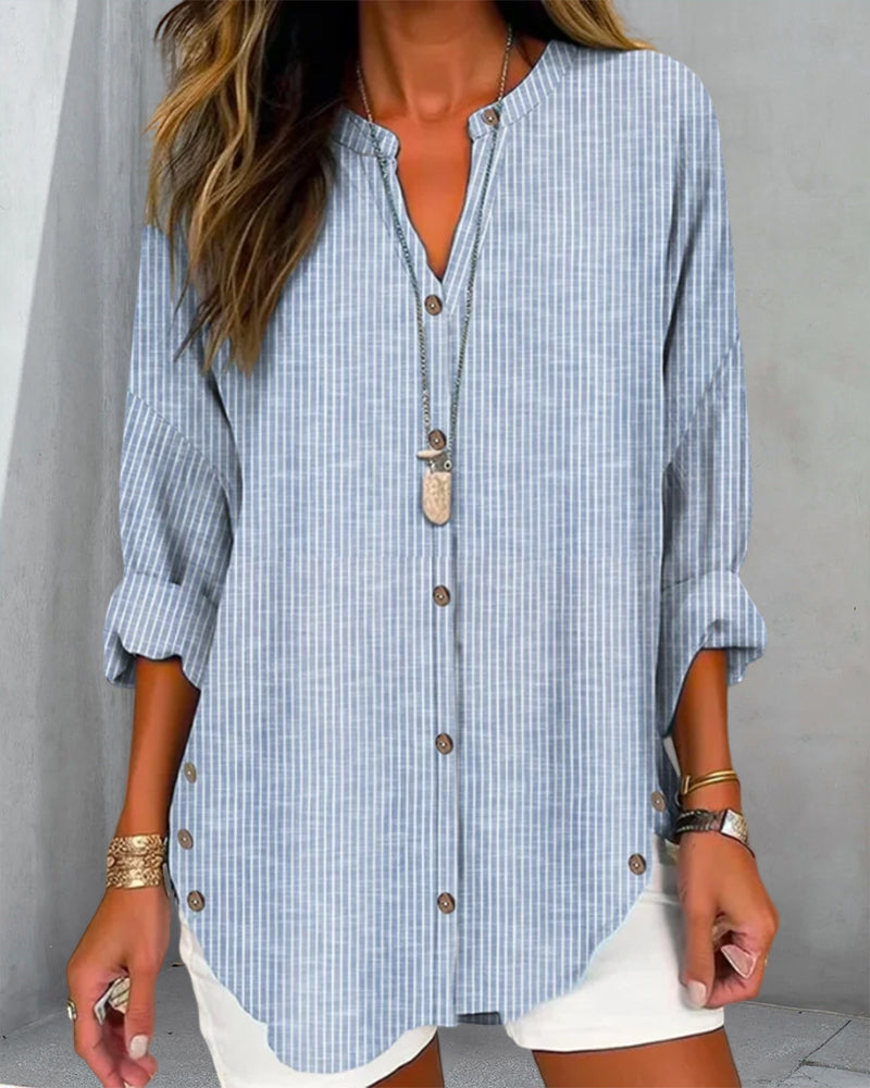 Betty | Chic Relaxed-Fit Button-Up Blouse