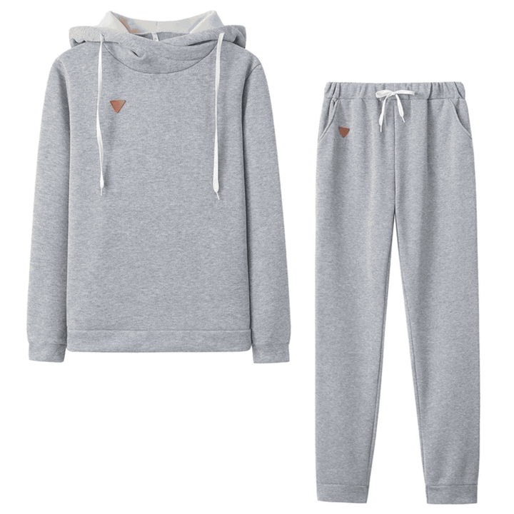 Zoe | Women's Solid Color Two-Piece Tracksuit