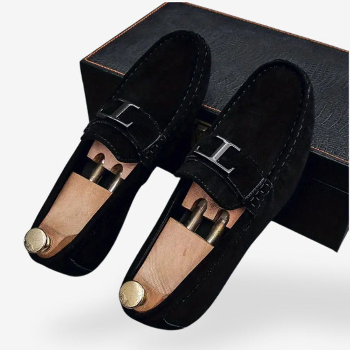 Suede Classic Slip On Loafers for Men