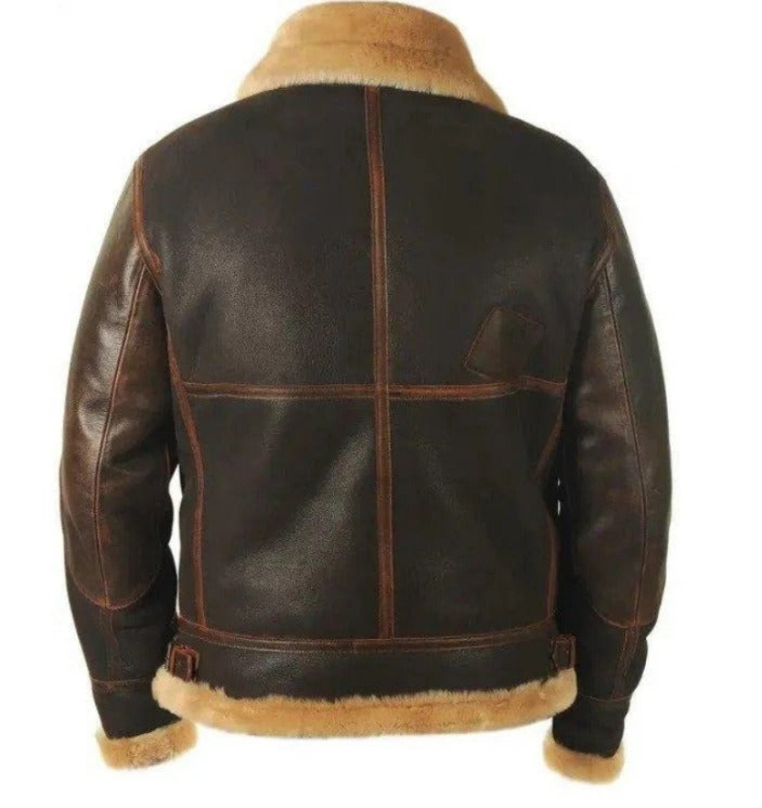 Edward | Men's Brown Pilot Winter Jacket