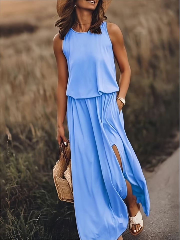 Solid Color Maxi Dresses for Women