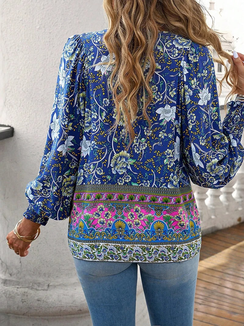 Linda | Chic Floral Top for Sunny Days