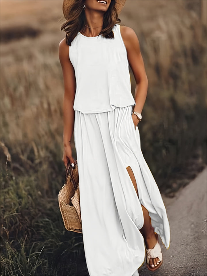 Solid Color Maxi Dresses for Women