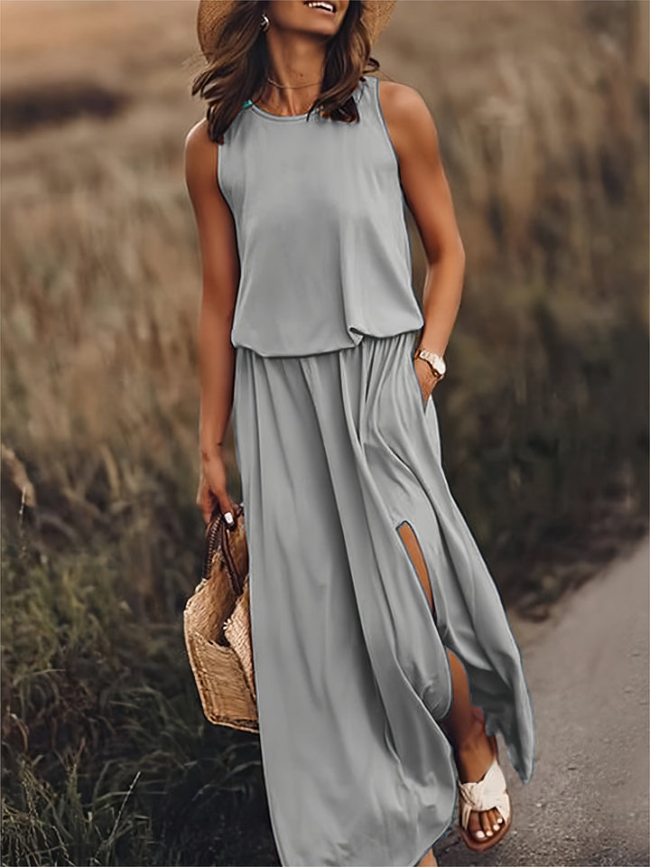 Solid Color Maxi Dresses for Women