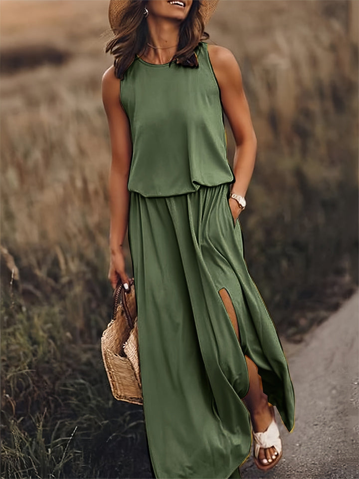 Solid Color Maxi Dresses for Women