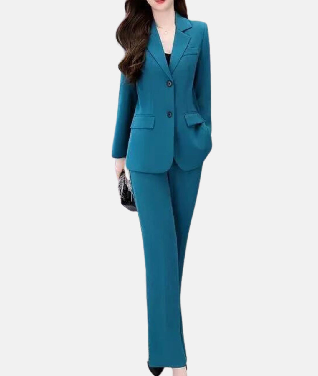 Elegant Pantsuit with Tailored Blazer