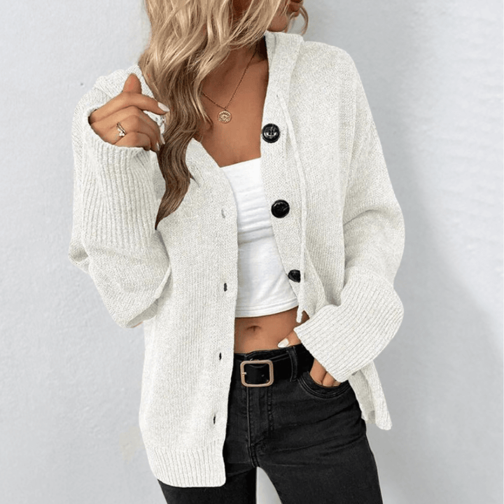 Nora | Women's Cozy Knit Cardigan with Buttons