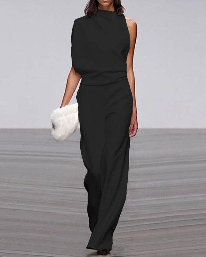 Elegant High-Neck Jumpsuit for Women
