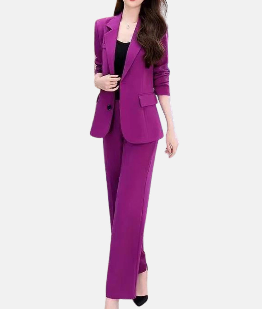 Elegant Pantsuit with Tailored Blazer