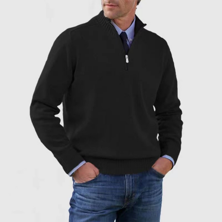 Samuel | Half-zip sweater for men