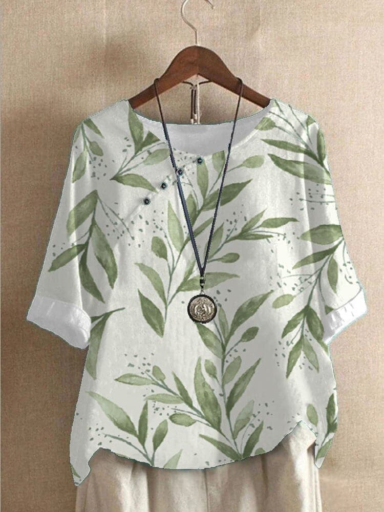 Claire | Chic Floral Patterned Casual Top