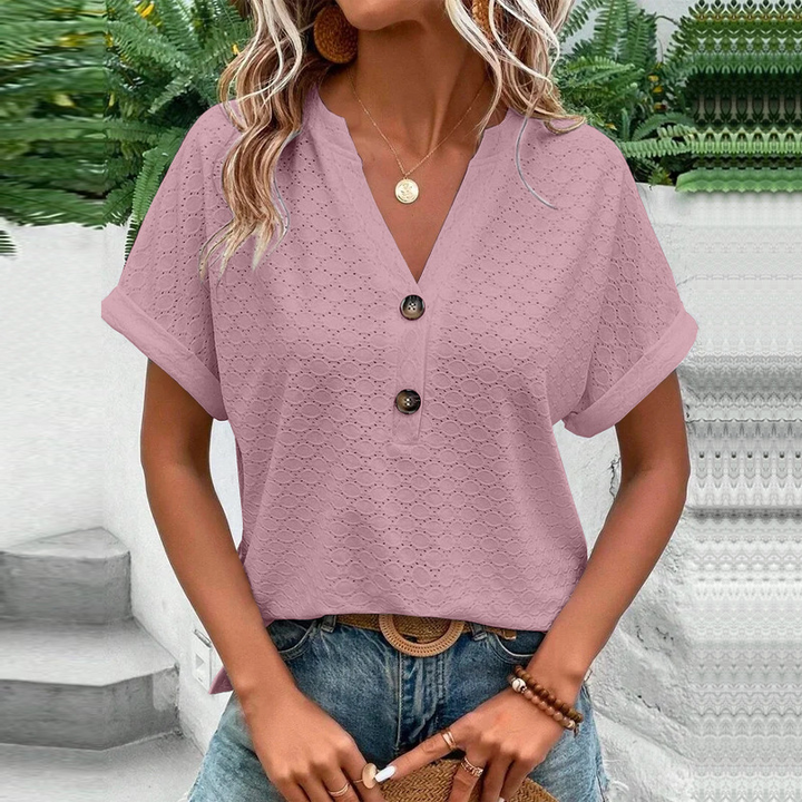 Michelle | Chic Buttoned Blouse for Modern Women