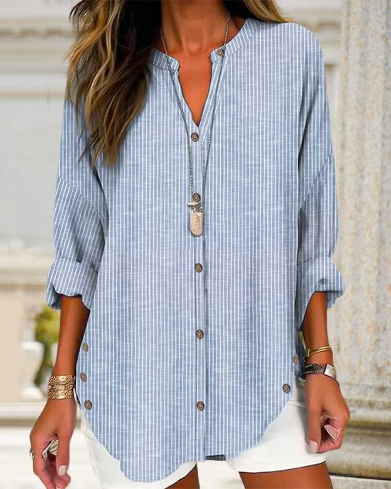 Betty | Chic Relaxed-Fit Button-Up Blouse