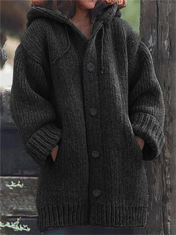 Hope | Women's Cozy Hooded Knit Cardigan