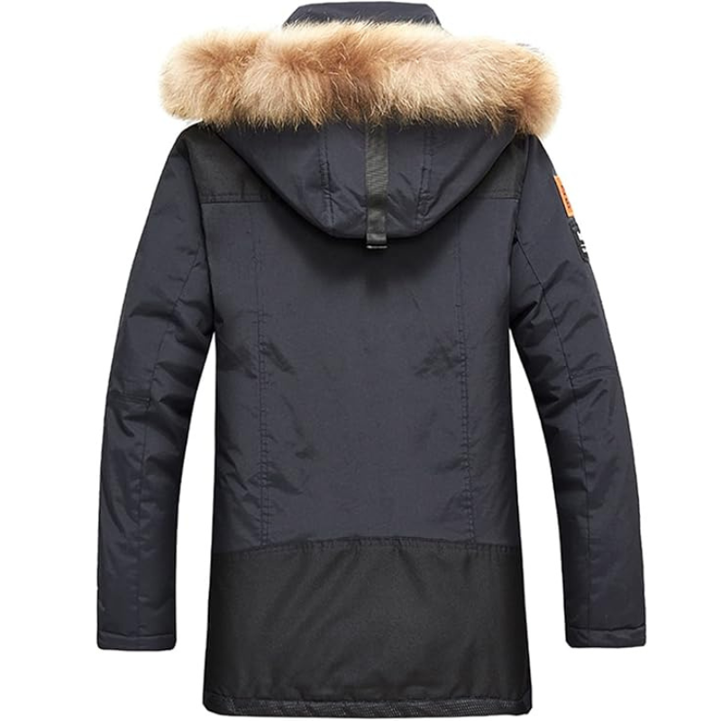 Edward | Hooded warm winter jacket for men
