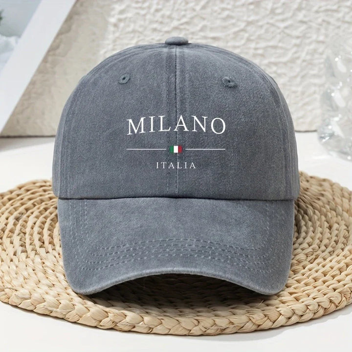 Logan | Italy Flag Milano Vintage Cap
