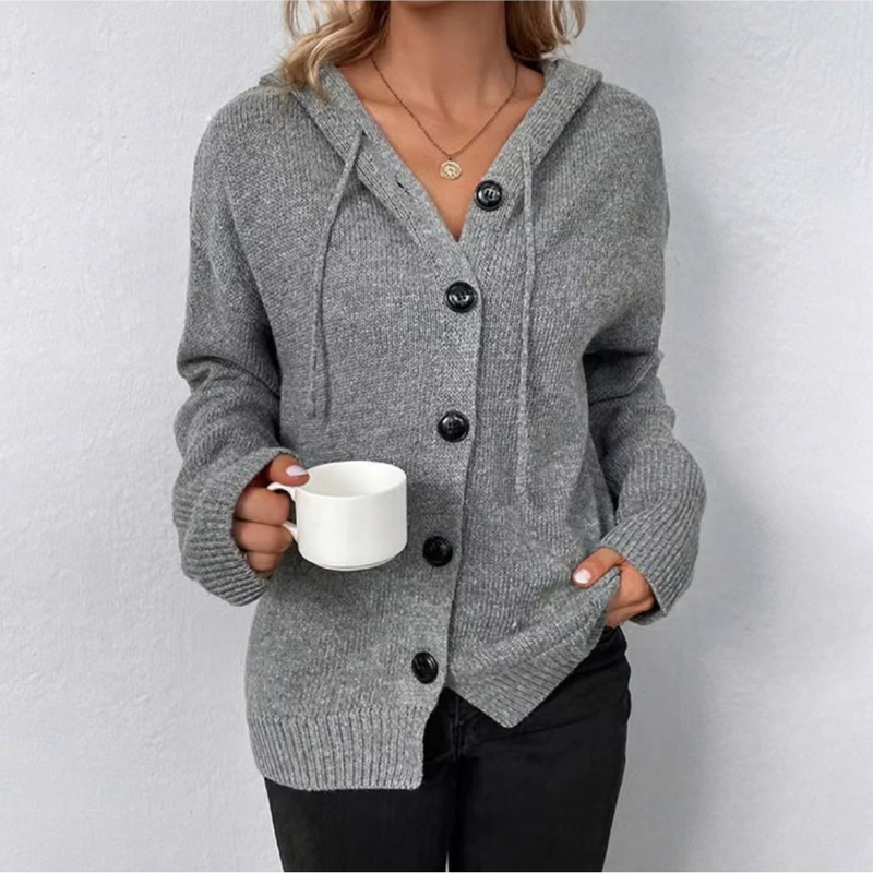 Nora | Women's Cozy Knit Cardigan with Buttons