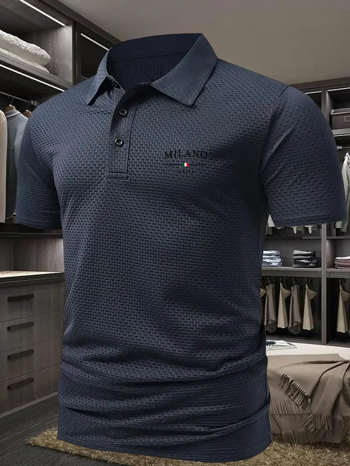 Men's Casual Short Sleeve Polo Shirt