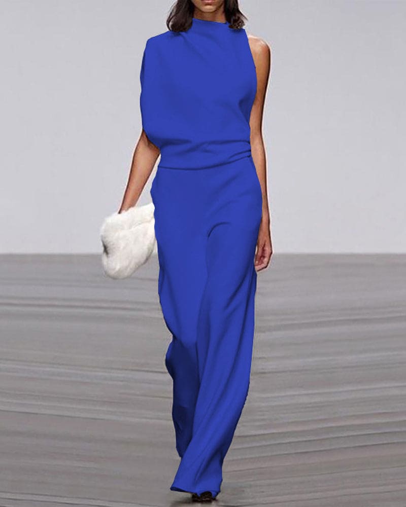 Elegant High-Neck Jumpsuit for Women