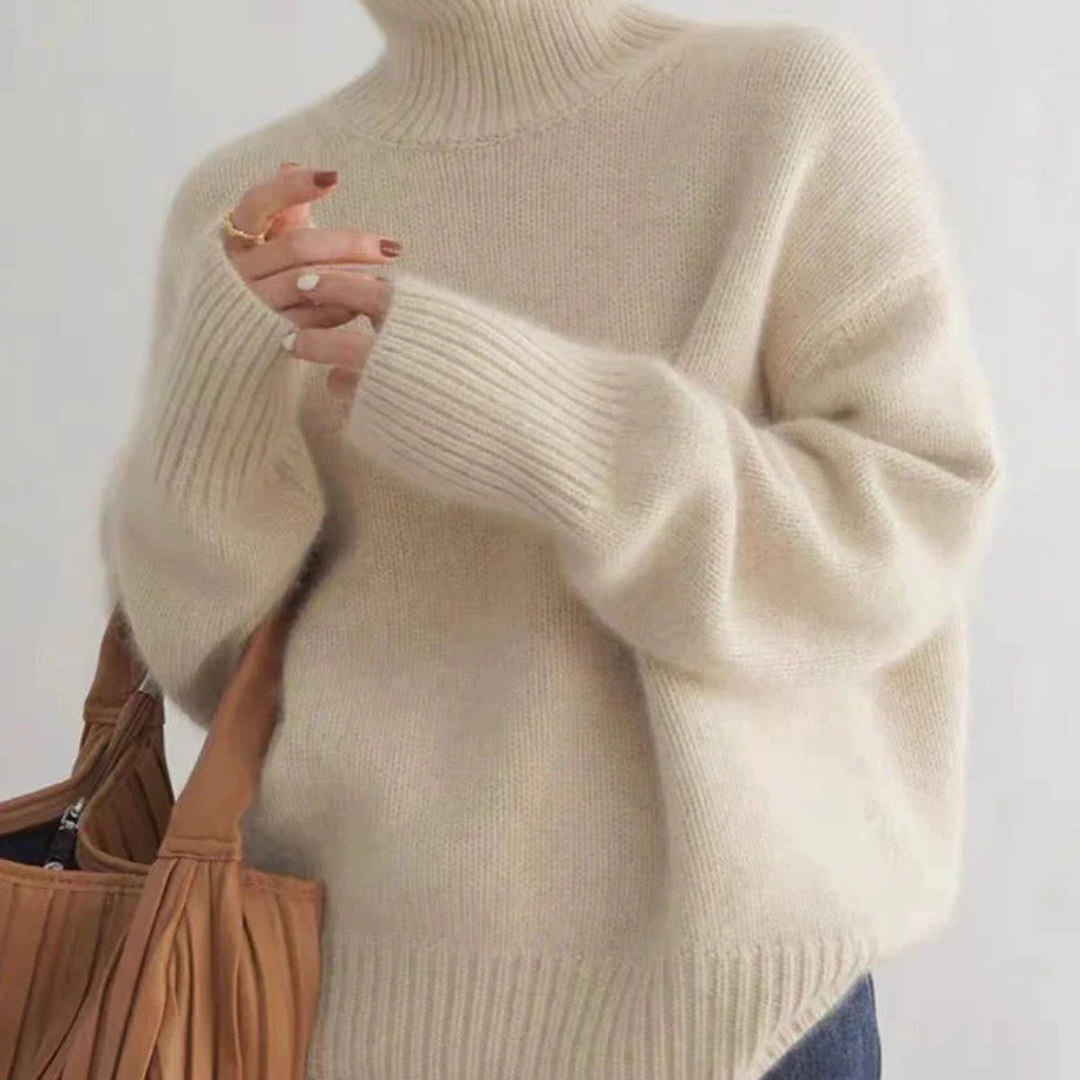 Riley | Winter-Ready Cashmere Turtleneck Sweater