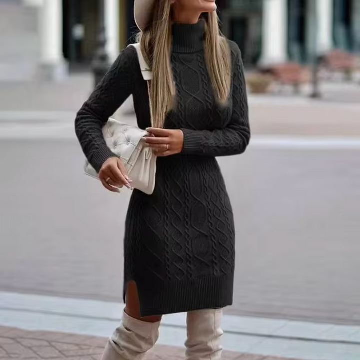 Nora | Winter-Ready Women's Long Sleeve Knit Dress