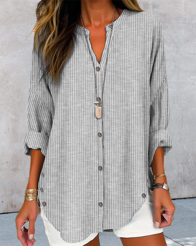 Betty | Chic Relaxed-Fit Button-Up Blouse