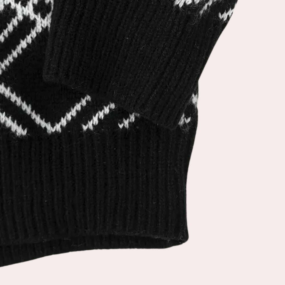 Daniel | Men's Elegant Checkered Cardigan