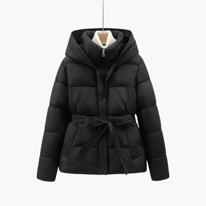 Nora | Elegant Women's Belted Winter Parka Coat