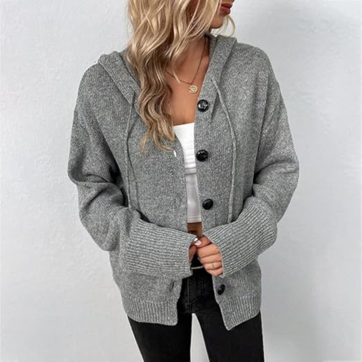 Nora | Women's Cozy Knit Cardigan with Buttons